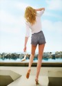 Cecilia de Rafael - Ultra sheer summer tights with non-slip sole Sevilla, 15 DEN, dore, size XL
