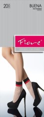 Fiore - Trendy polka dot pattern socks Buena 20 denier