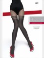 Fiore - Sensuous mock hold up tights Dulcinea 60 DEN, black, size S