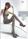 Fiore - Opaque patterned tights 60 DEN, black, size S