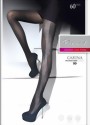 Fiore - Opaque trendy patterned tights Carina 60 DEN, light grey, size L Fiore - Opaque trendy patterned tights Carina 60 DEN, light grey, size L