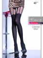 Fiore - Sensuous stockings pattern tights Carisma 40 DEN, black, size S Fiore - Sensuous stockings pattern tights Carisma 40 DEN, black, size S
