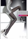 Fiore - Elegant patterned tights Tessa 40 DEN, graphite, size S