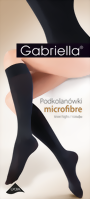 Gabriella - Classic opaque knee highs Microfibre, black Gabriella - Classic opaque knee highs Microfibre, black