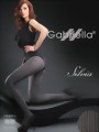 Gabriella - Opaque ribbed tights Silvia, 60 den, black, size L