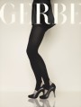 Gerbe - Elegant opaque stirrup tights Opaque 70 den, black, size XS