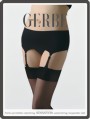 Gerbe - Satiny suspender belt with built in panty Sensation