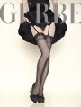 Gerbe - Sheer shiny stockings Sunlight 15 DEN, black, size M