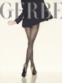 Gerbe - Exclusive leopard print tights, camel-noir, size L Gerbe - Exclusive leopard print tights, camel-noir, size L