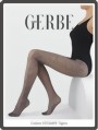 Gerbe - Elegant tights with delicate floral pattern Estampe, bruyere, size L