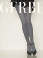 Gerbe - Elegant opaque tights Infinity, 100 den, grey, size M