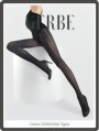 Gerbe - Exclusive patterned tights Persienne, bourgogne, size L