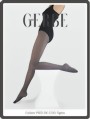 Gerbe - Exclusive patterned tights Pied de Coq, purple, size M