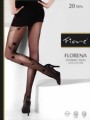 Fiore - Flower pattern tights 20 DEN