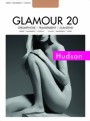 Hudson - Sheer, shiny tights Glamour 20, navy blue, size XL