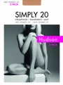 Hudson - Natural look tights Simply 20 - 2 Pack!, skin, size XL