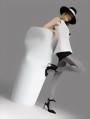 Knittex - Opaque gloss tights 100 DEN, anthracite, size S Knittex - Opaque gloss tights 100 DEN, anthracite, size S