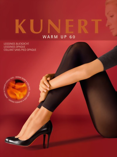 Kunert - Opaque winter leggings Warm Up 60, mocca, Gr. XXL