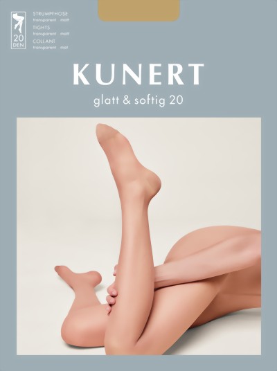 Kunert - Sheer matt tights Glatt & Softig 20, cashmere, size XXL