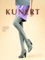 KUNERT - Trendy diagonal stripe pattern tights Diagonal, grey, size M