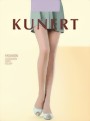 KUNERT - Semi-opaque patterned tights Waves 30 denier, pale lavender, size M