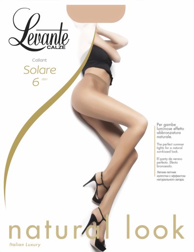 Levante - Ultra sheer summer tights Solare 6 DEN