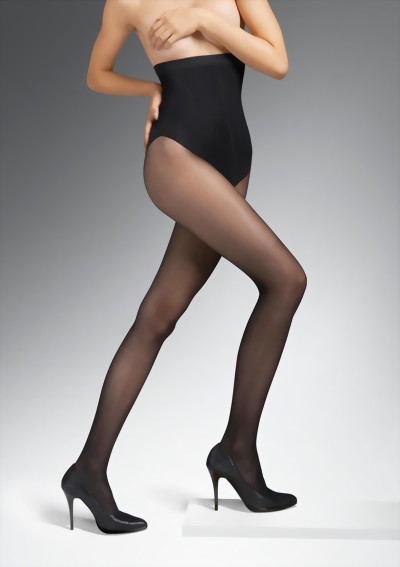 Marilyn - Body shaping tights Talia Control 20 DEN, black, size M