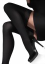 Marilyn - Classic opaque hold ups 100 denier, black, size M/L