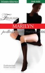 Marilyn - Opaque, microfiber knee highs Funny, 50 DEN