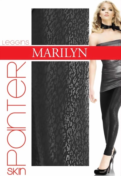 Marilyn - Leopard print leggings Panter 120 DEN