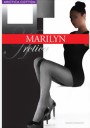Marilyn - Opaque, soft and warm cotton tights Arctica 80 den, dark brown, size XL