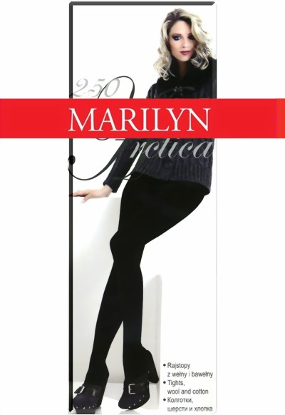 Marilyn - Opaque, warm winter tights Arctica 250 den, black, size S Marilyn - Opaque, warm winter tights Arctica 250 den, black, size S