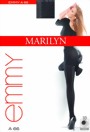 Marilyn - Sensuous polka dot pattern tights Emmy, 60 DEN, black-grey, size M/L