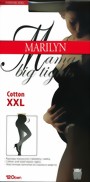 Marilyn - Opaque warm maternity tights Mama 120 denier, black, size XXL