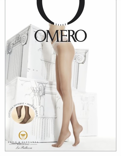 Omero - Sheer summer tights Beauty 10 DEN, playa nature, size XL