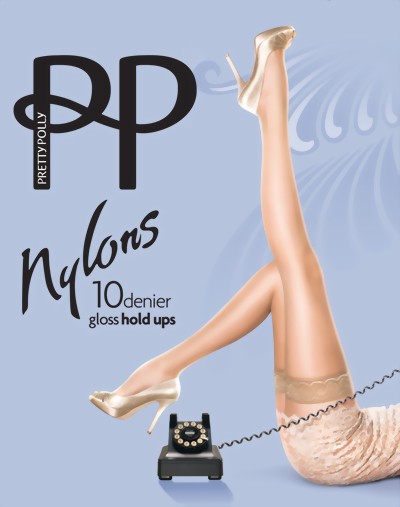 Pretty Polly - Nylons 10 denier gloss hold ups