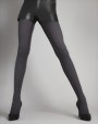 Samburu - Opaque stylish cable pattern tights Christin, 40 DEN, granate, size M Samburu - Opaque stylish cable pattern tights Christin, 40 DEN, granate, size M
